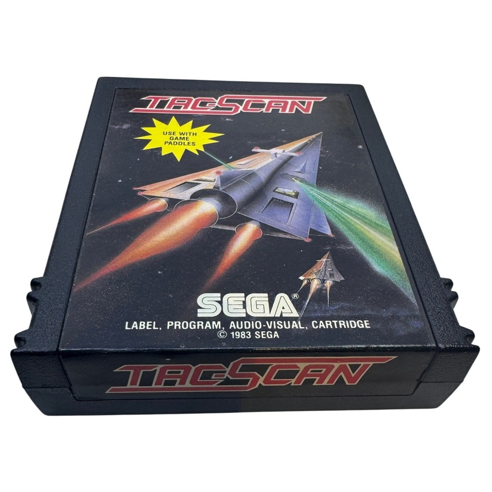 Sega Tac-Scan 1983 Atari 2600 with‎ Manual Stickers Performance Card Tested Rare